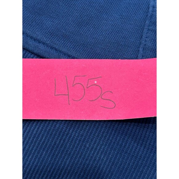 Calvin Klein Blue Hoodie With Kangaroo Pocket Drawstring Hood Sz Large - Picture 9 of 9